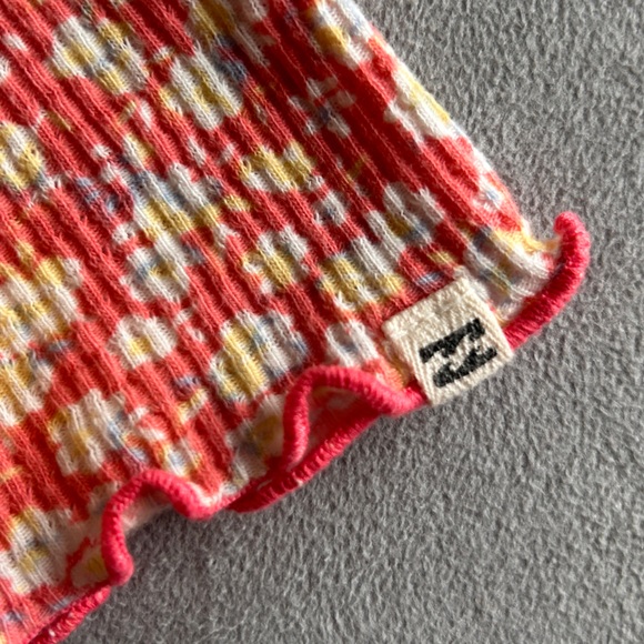 OLD SCHOOL FLORAL BILLABONG TANK - Picture 2 of 4